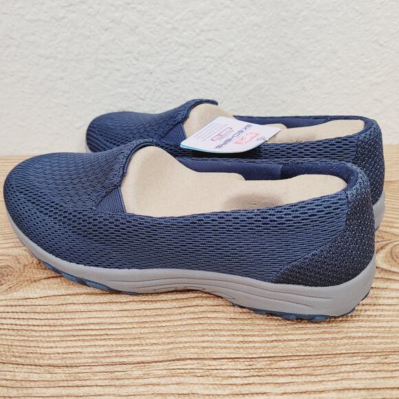 Skechers Womens Size 5.5 Relaxed Fit Navy Shoes Reggae Fest Sweet Poise NEW - Picture 5 of 7